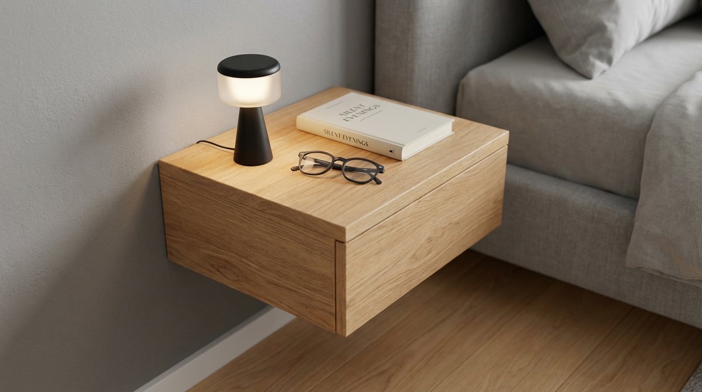 entdecken Sie, warum schwebende Nachttische 2026 traditionelle Möbel ersetzen und wie sie Eleganz mit praktischer Raumgestaltung verbinden