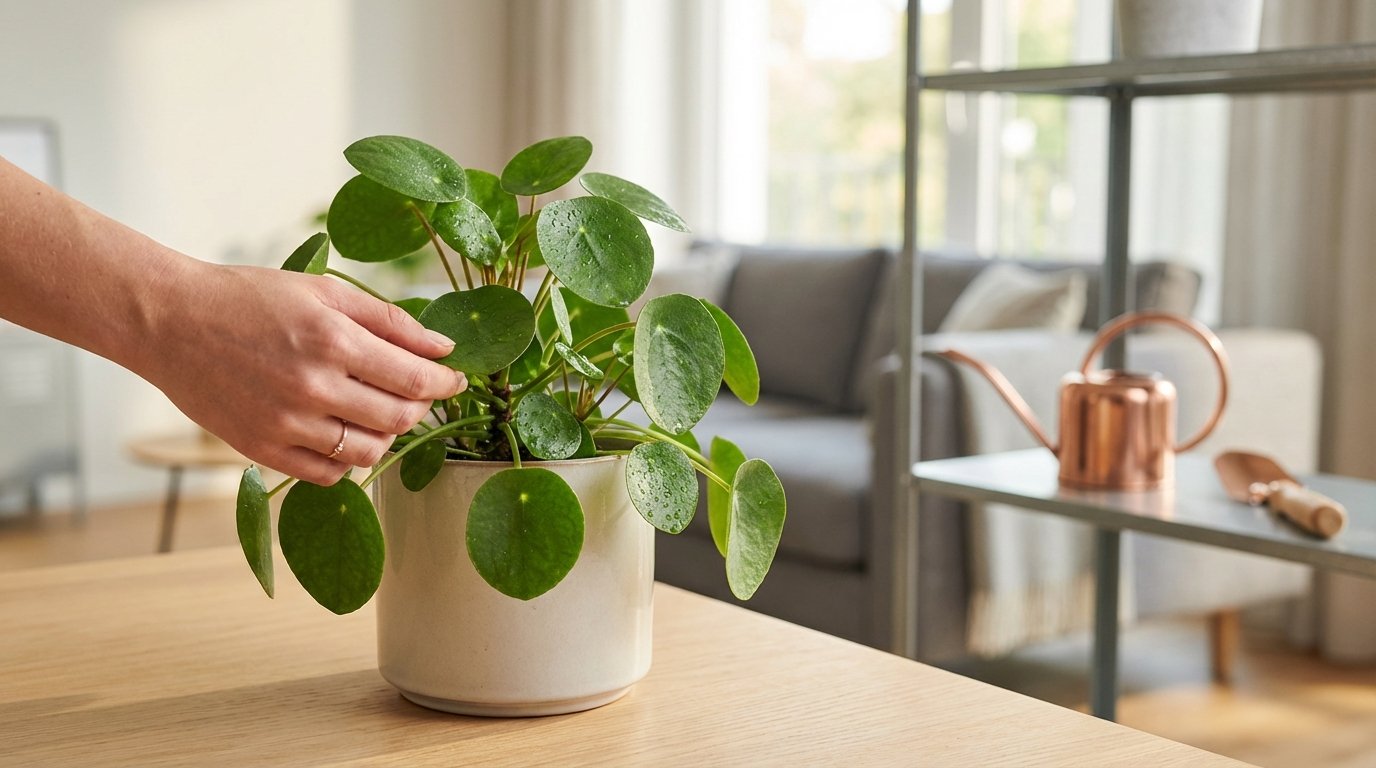 hier sind 4 effektive Pflege-Tipps für Ihre Chinesische Geldpflanze im März, um üppiges Wachstum und neue Triebe zu fördern