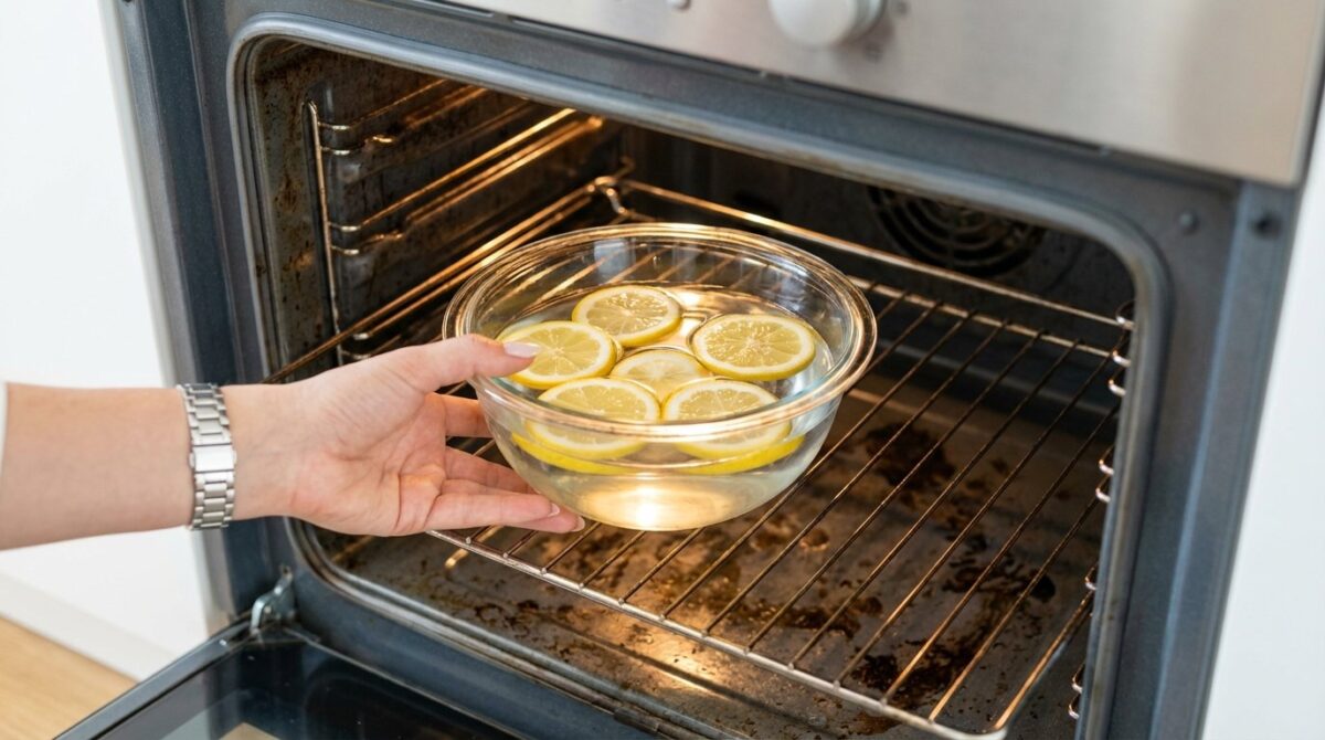 backofen reinigen leicht gemacht: entdecken Sie, wie eine halbe zitrone und wasser hartnäckige verschmutzungen mühelos entfernen und Ihren ofen wieder herrlich duftend machen