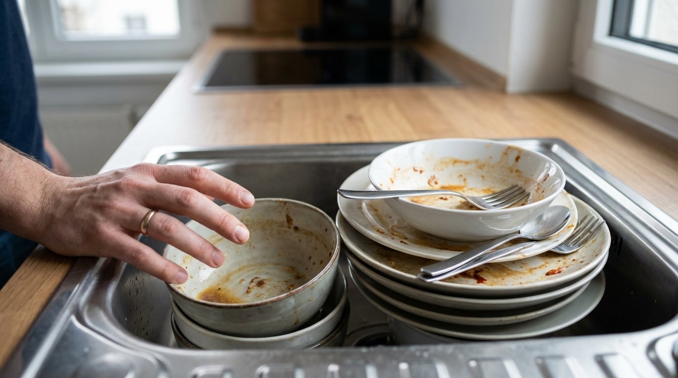 entdecken Sie, warum sich Geschirr ansammelt: 3 überraschende Charakterzüge hinter Aufschieberitis statt Faulheit