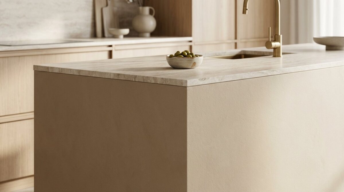 entdecken sie die trendigsten küchenfarben 2026: warme erdtöne und satte grüntöne ersetzen kühle perfektion und setzen neue maßstäbe