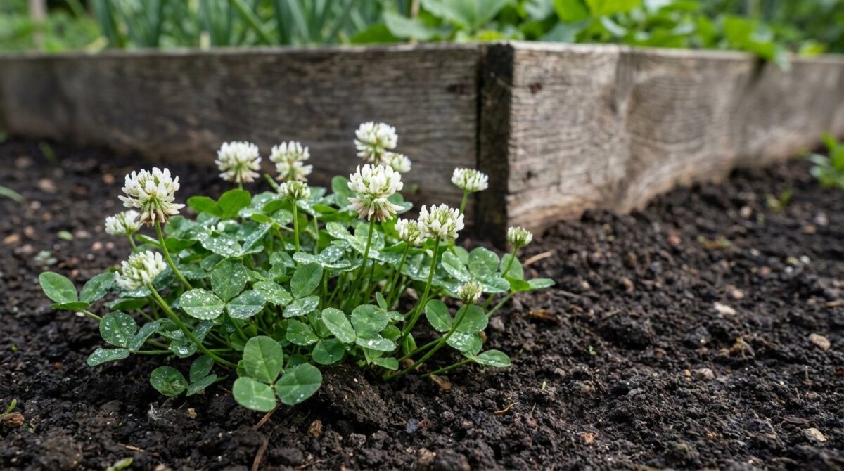 entdecken Sie, wie Weißklee Ihren Gartenboden natürlich verbessert und eine nachhaltige Alternative zu Kompost bietet