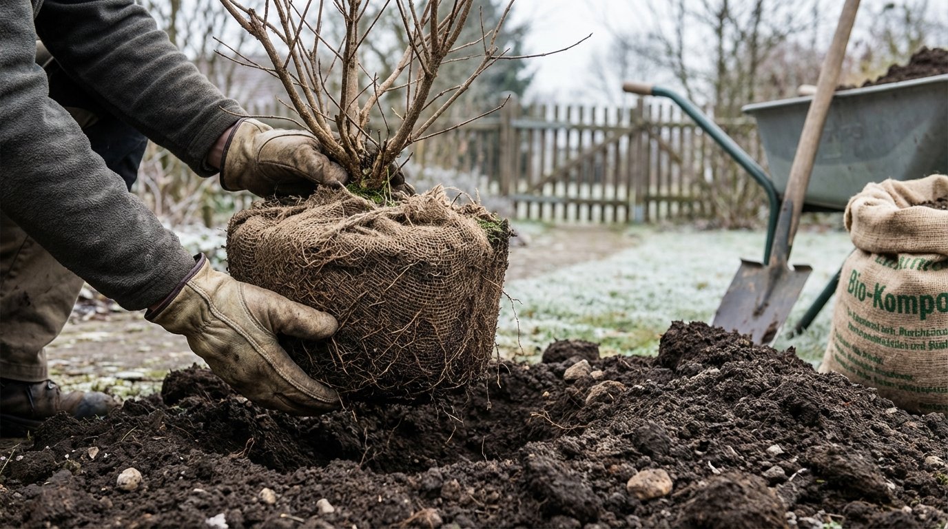 entdecken Sie, warum das Umpflanzen von Sträuchern im späten Winter der Schlüssel zu üppiger Frühlingsblüte ist und wie Sie diesen optimalen Zeitpunkt nutzen