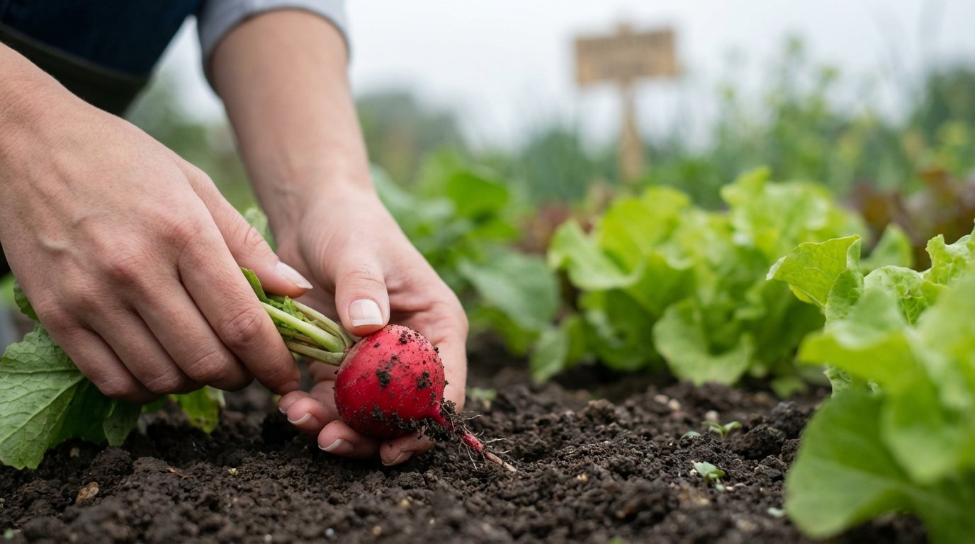 entdecken Sie 7 schnell wachsende Gemüsesorten für Ihren ersten Garten, die bereits in wenigen Wochen sichtbare Ergebnisse liefern