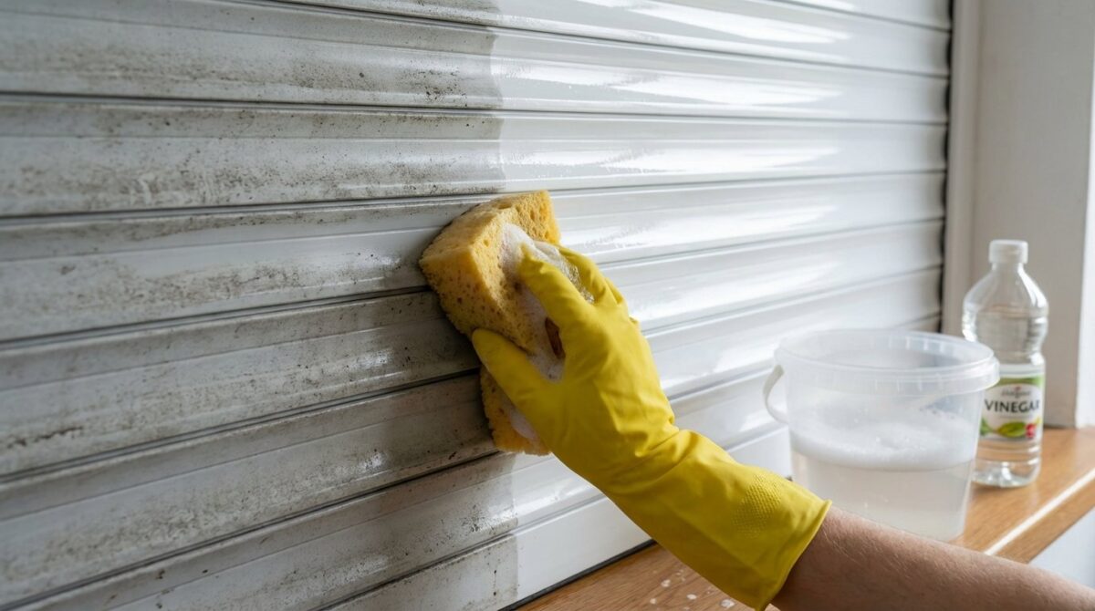 entdecken Sie das einfache 3-Zutaten-Geheimnis für saubere Rollläden mit langfristigem Schutz vor Schmutz und Regen