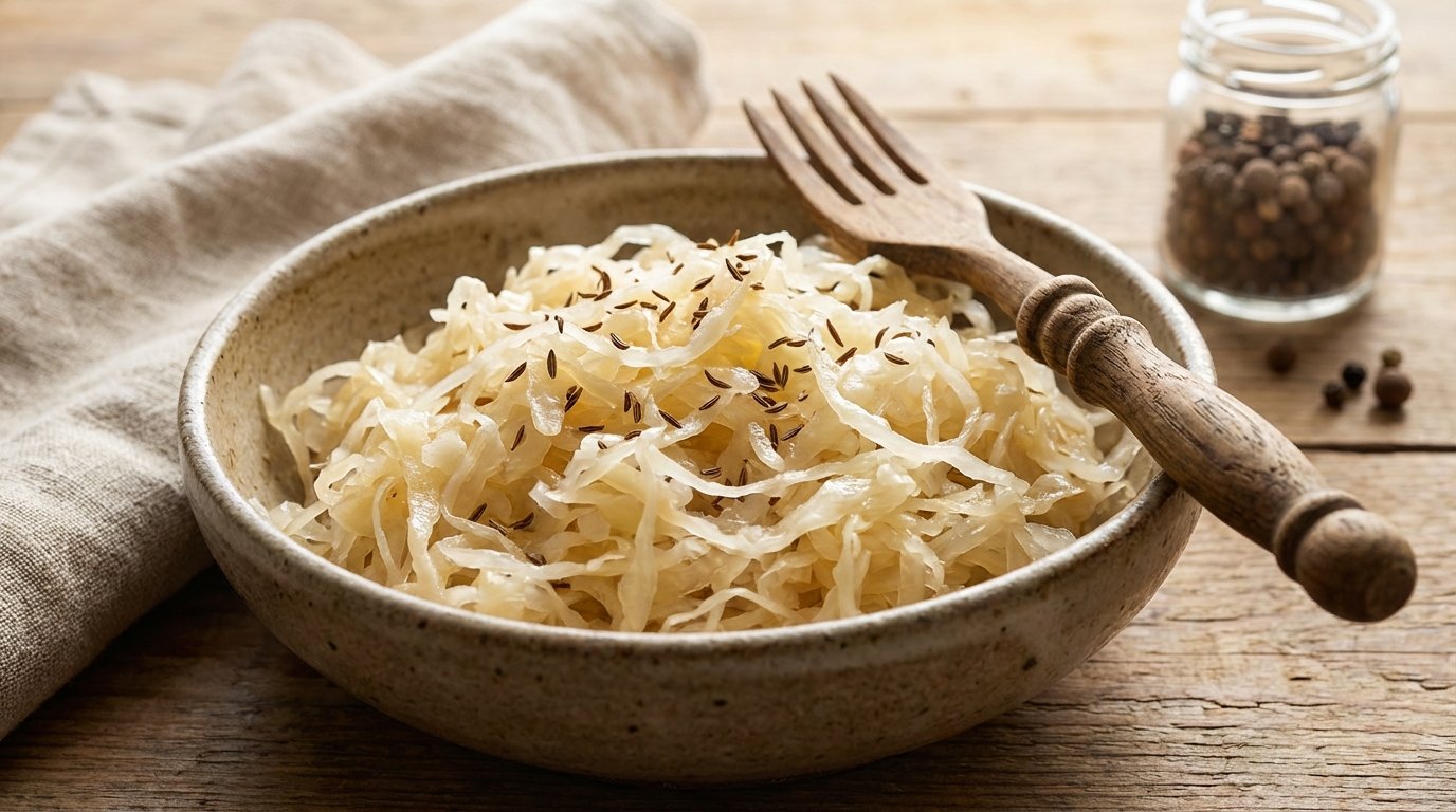 entdecken Sie die erstaunlichen Gesundheitsvorteile von fermentiertem Sauerkraut mit nur 20 Kalorien pro 100 Gramm und seiner faszinierenden Geschichte aus dem alten China