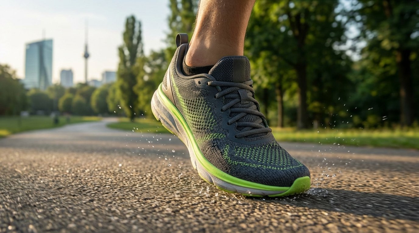 schnelles gehen mit kurzen, schnellen schritten ist die ideale sportart für gelenkschonende fitness und ausdauertraining ohne überlastung