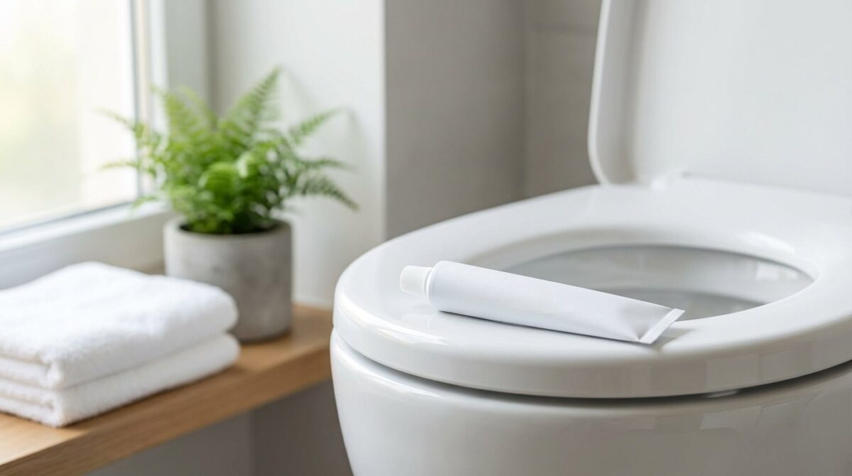entdecken sie den genialen badezimmer-trick mit zahnpasta: toiletten blitzblank reinigen und einen monat lang frisch halten ohne teure reinigungsmittel