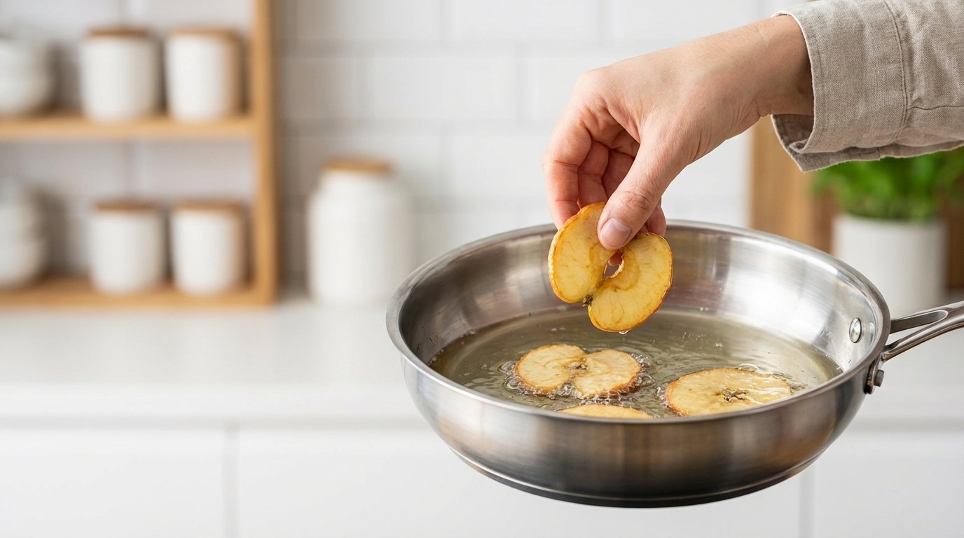 entdecken Sie den einfachen Trick, um zu Hause zu frittieren, ohne dass störende Fettgerüche in Ihrer Wohnung entstehen und sich festsetzen