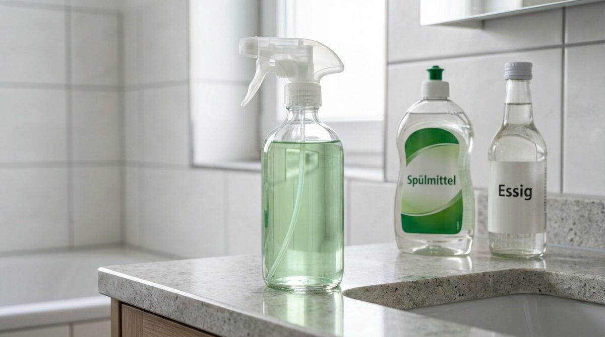 entdecken Sie die einfache hausgemachte Lösung gegen hartnäckigen Uringeruch im Badezimmer mit günstigen Reinigungsmitteln aus der Küche