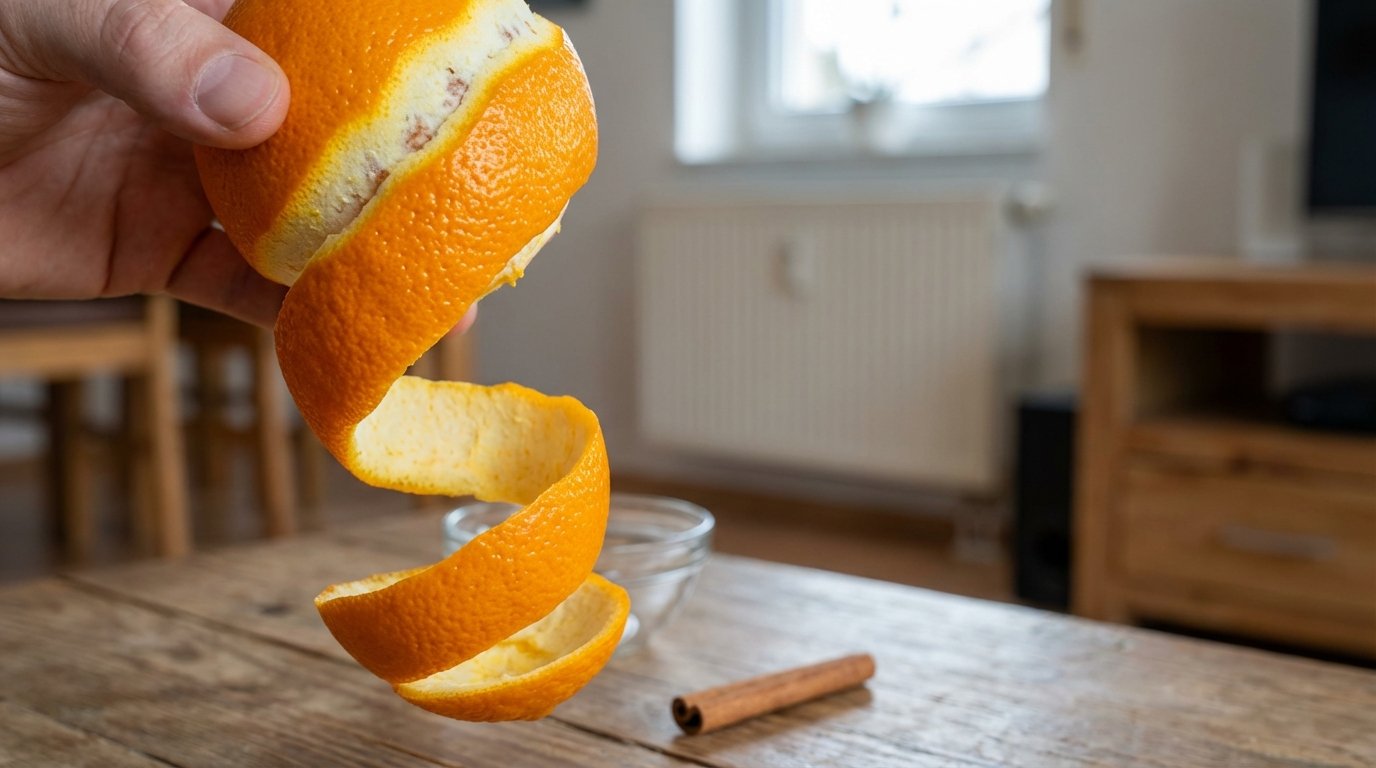 entdecken Sie, wie Sie Orangenschalen kreativ wiederverwenden und Ihr Zuhause auf natürliche Weise kostenlos parfümieren können
